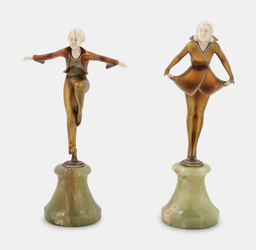 Josef Lorenzl (Austrian, 1892-1950) Two Art Deco Dancers