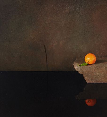 Ori Gersht "Falling Bird Orange" Lambda Print