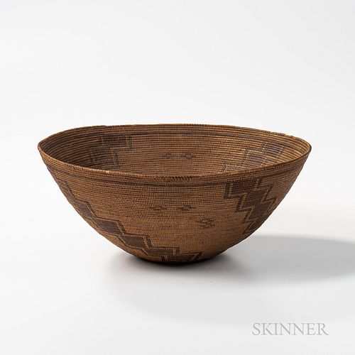 Southwest Coiled Basketry Bowl