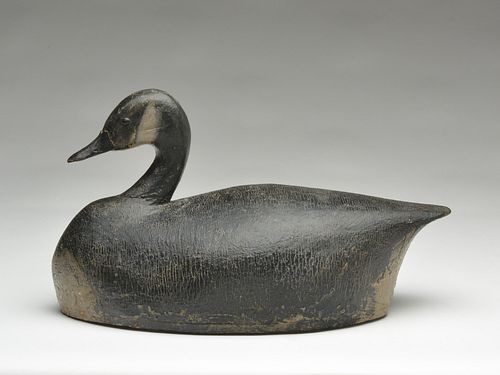 Rare and early Canada goose, Nate Quillin, Rockwood, Michigan, 2nd half 19th century.
