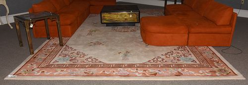 Large clean modern Chinese roomsize rug, by Stark