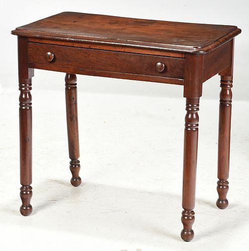 Victorian Walnut One Drawer Table