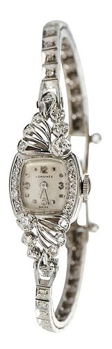 Longines Wittnauer 14kt. Diamond Watch