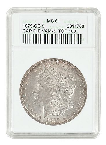 Uncirculated 1879-CC Morgan Dollar