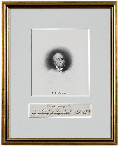 John Quincy Adams Signature 