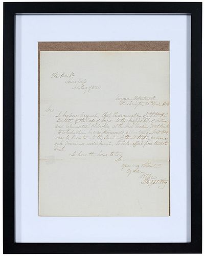 Robert E. Lee Signed Letter