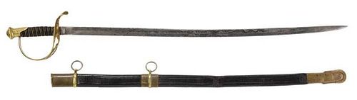 Lt. Col. Dyer Confederate Staff Officers Sword
