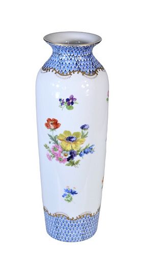 Paris Royal Hand Painted Floral Porcelain Vase