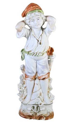 Germany Bisque Sculpture of a Young Boy