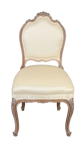 Venetian Style Silk Upholstered Chair