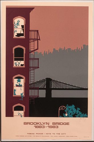 Brooklyn Bridge Centennial Poster.
