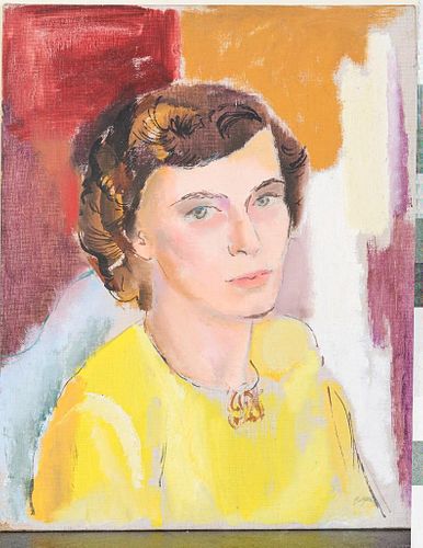 Elsie Streever Batzell. Woman in Yellow.
