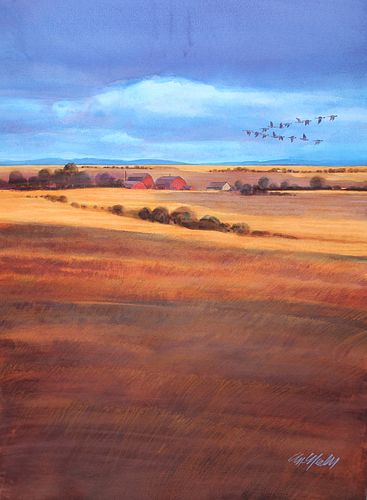 Tom McNeely (B. 1935) "Amber Waves of Grain"