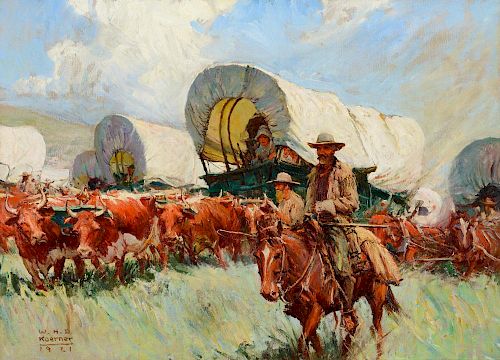 W. H. D. Koerner (1878-1938), The Covered Wagon (1921)