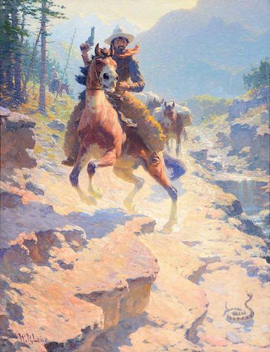 William R. Leigh (1866-1955), The Right of Way