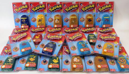 22 Toy Biz Pokemon 1st Ed Sealed Collector Marbles