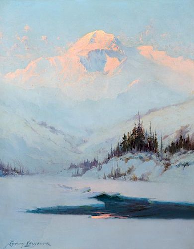 Sydney Laurence (1865-1940), Winter Twilight on Mt. McKinley