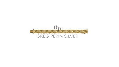 Vintage Georg Jensen Gold Bracelet 1086