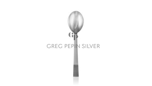 Georg Jensen Parallel Large Dinner Spoon 001B