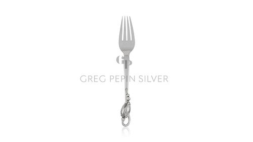 Vintage Georg Jensen Blossom Dinner Fork 002
