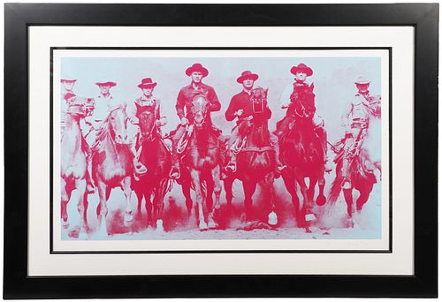 Russel Young 'The Magnificent Seven' Lithograph