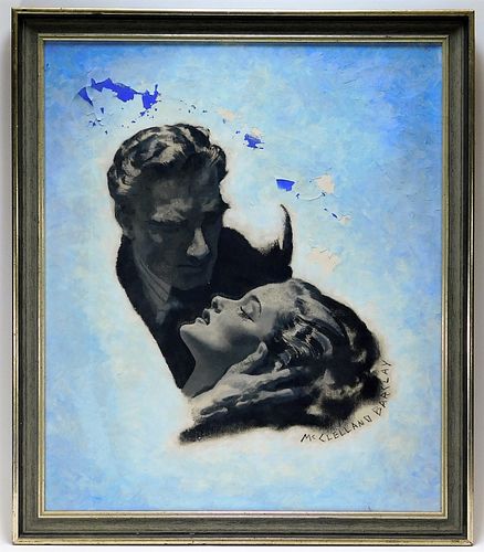 McClelland Barclay Romantic Couple Painting