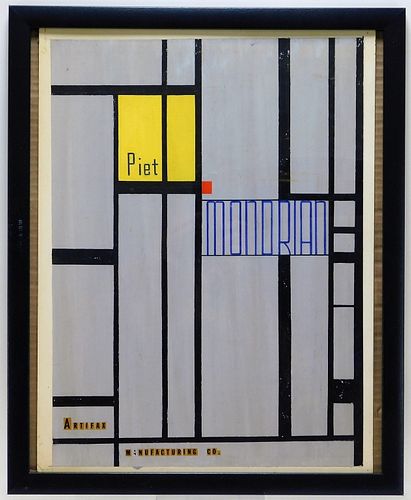Artwork For Piet Mondrian Abstract Advertising