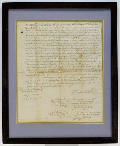 1783 Newport Rhode Island Ephemera Letter