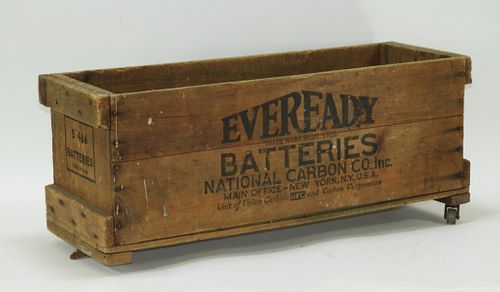 Eveready Batteries Advertisement Auto Display Box