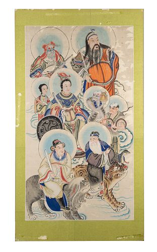 Chinese Taoist Painting, 19th Century