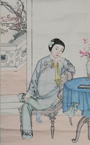 Chinese Painting of a Lady, Republic Period
