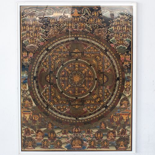 Tibetan Thangka PaintingÂ