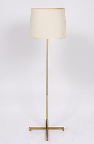 Robsjohn-Gibbings Brass Three- Light Floor Lamp