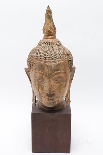 Antique Southeast Asian Gilt Bronze Buddha