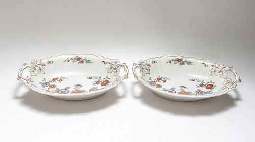 Hutschenreuther Porcelain Serving Dishes, Pair