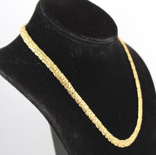 Atasay Jewelry Designer 14K Yellow Gold Necklace