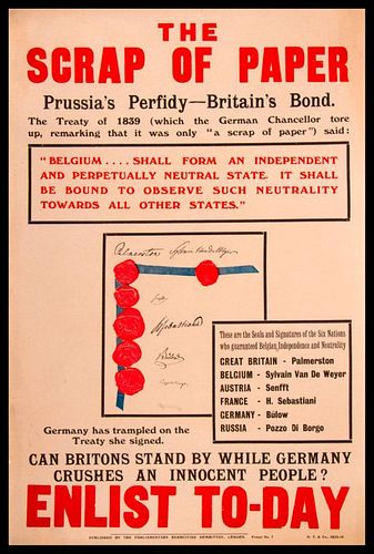 British World War I Poster