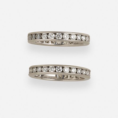 Tiffany & Co., Pair of diamond eternity bands