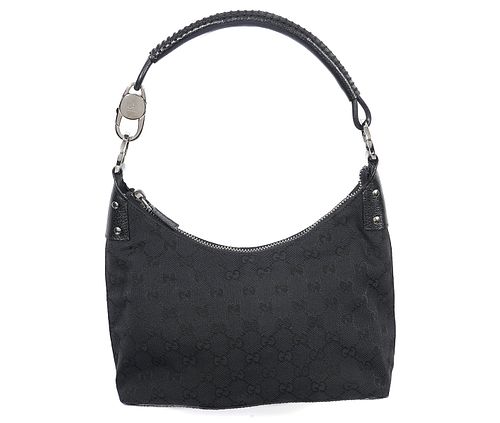 Gucci Black Monogram Hand Bag