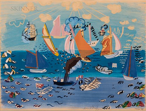 Raoul Dufy (French, 1877-1953)      Au Port (Cowes)