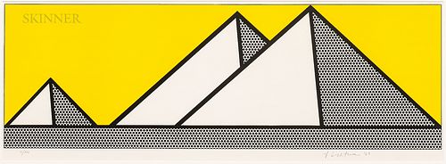 Roy Lichtenstein (American, 1923-1997)      Pyramids
