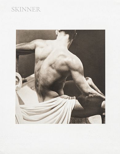 George Hoyningen-Huene (Russian/American, 1900-1968)      Two Nudes: Male Backside with Sheet