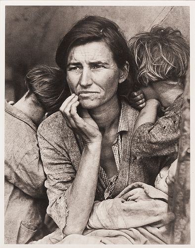 After Dorothea Lange (American, 1895-1965)      Migrant Mother   (Florence Owens Thompson)