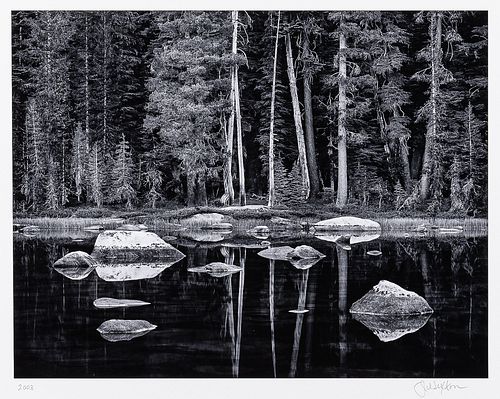 John Sexton (American, b. 1953)      White Boulders and Forest, Dawn, Yosemite National Park, California
