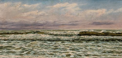 John Brett (British, 1831-1902)      Seascape