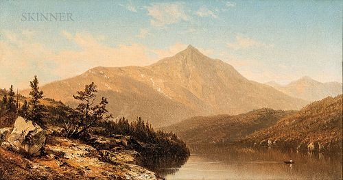 Attributed to Sanford Robinson Gifford (American, 1823-1880) or His Circle      Mountain Lake (View of Mt. Chocorua)