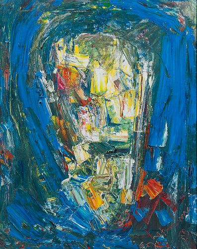 Hans Hofmann (American, 1880-1966)      Image in Blue