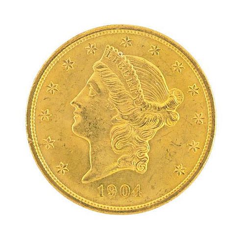 U.S. 1904 $20.00 GOLD COIN