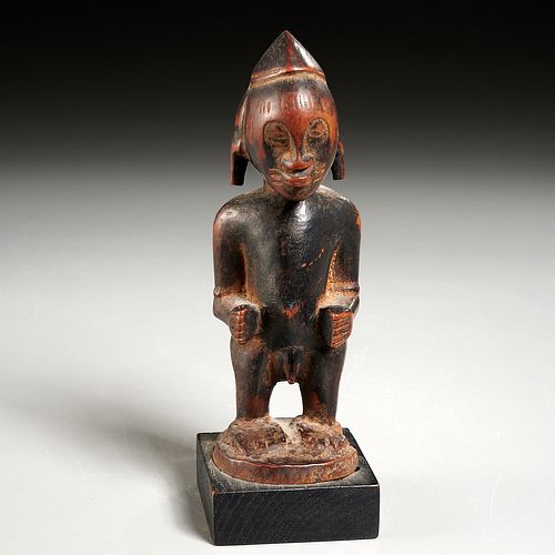 Senufo Peoples, carved ancestor figure, ex-Komor