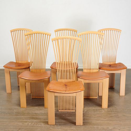 Pietro Costantini, (6) dining chairs